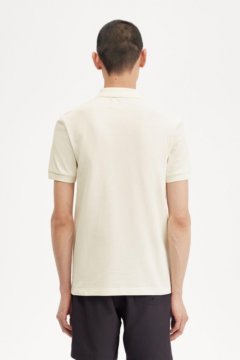 Fred Perry Noongoons Tryck Polo Shirt Piketröja Herr Vita | ESEVG57401