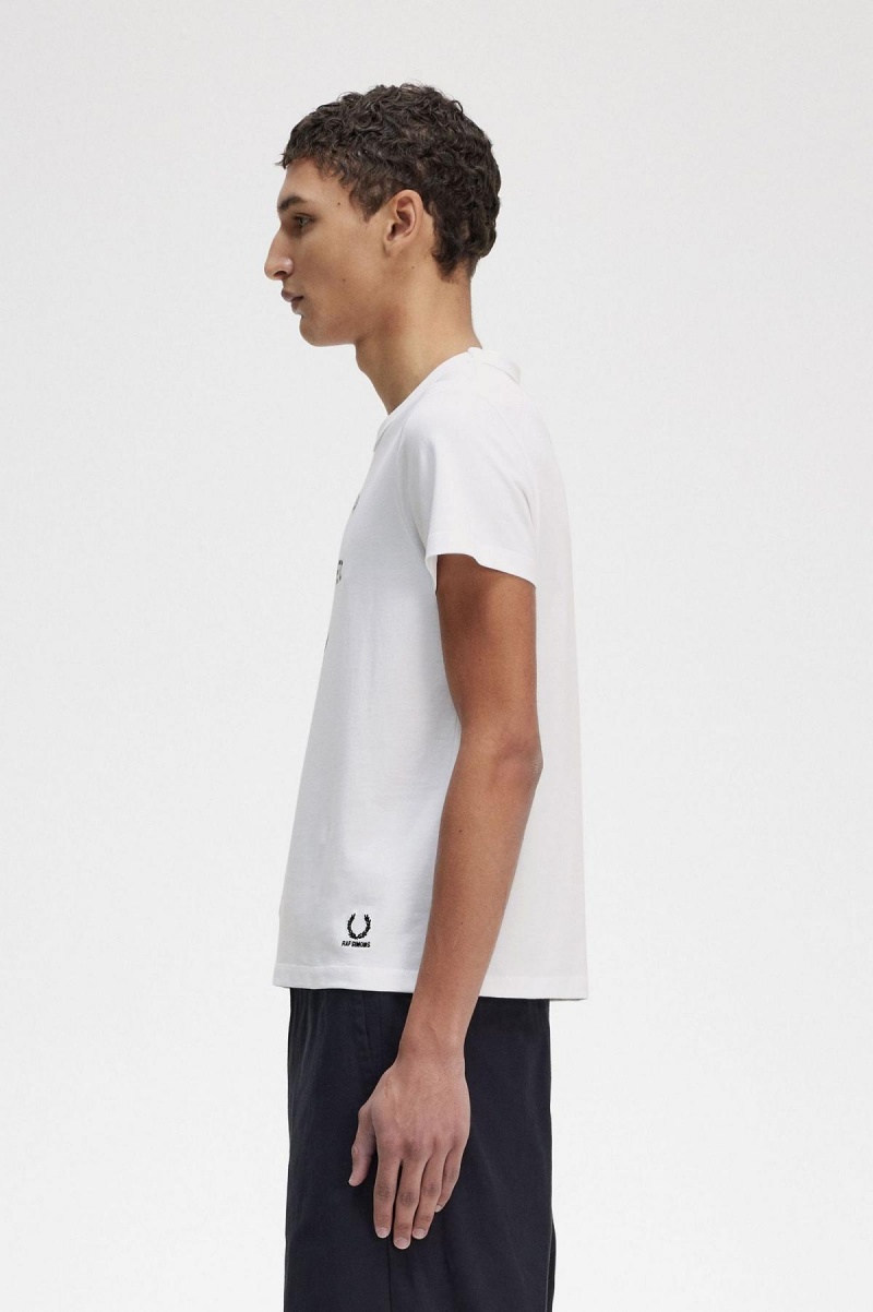 Fred Perry Printed Slim-Fit T-shirt Herr Vita | ZSENQ56806