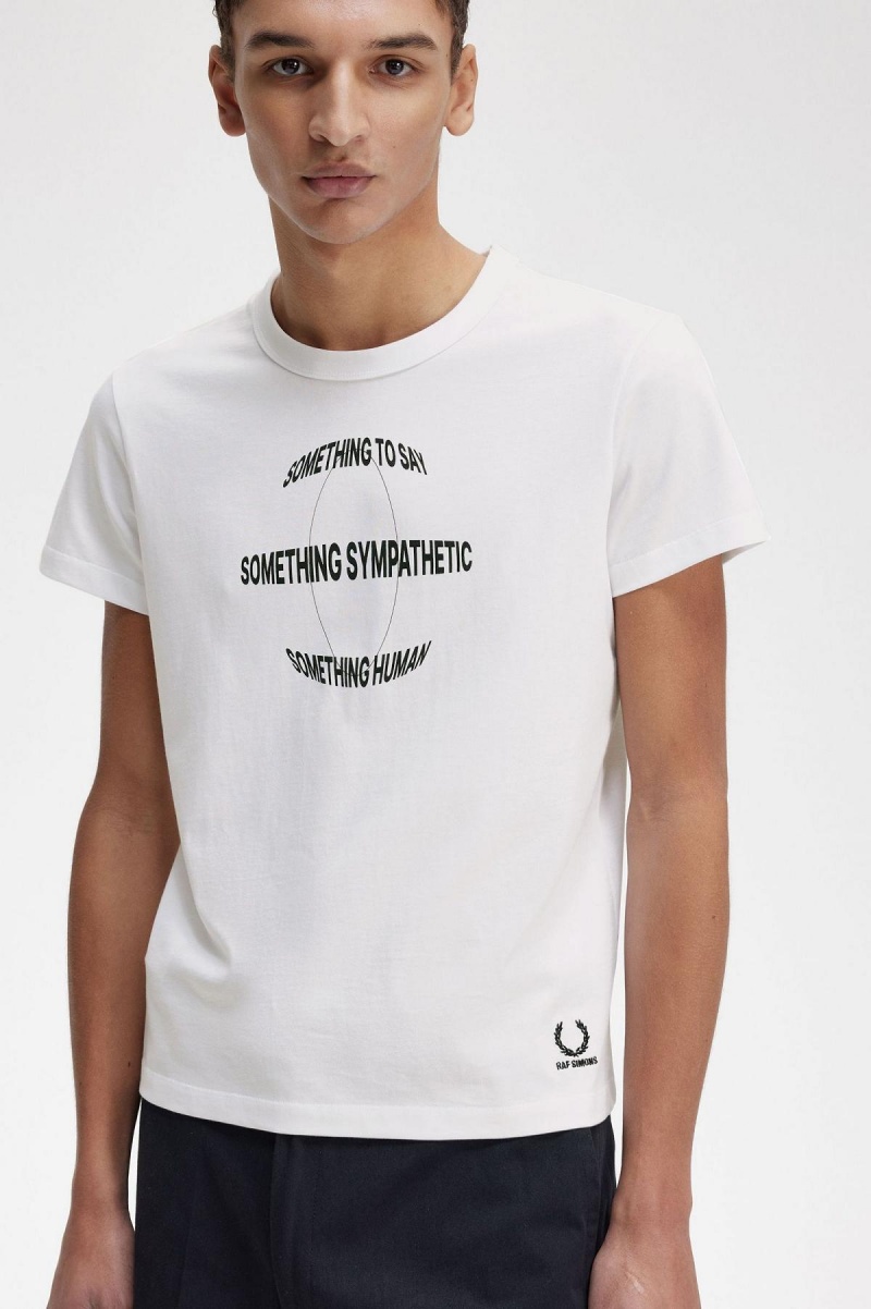 Fred Perry Printed Slim-Fit T-shirt Herr Vita | ZSENQ56806