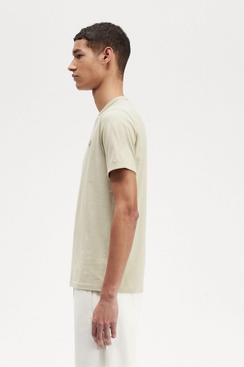 Fred Perry Ringer T-shirt Herr Ljus | TSEWZ94635