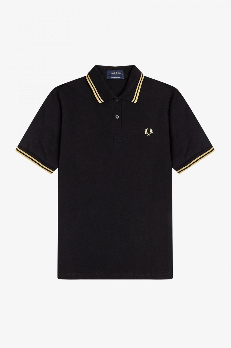 Fred Perry Shanghai M12 Fred Perry Shirt Herr Svarta | ASEDF35856