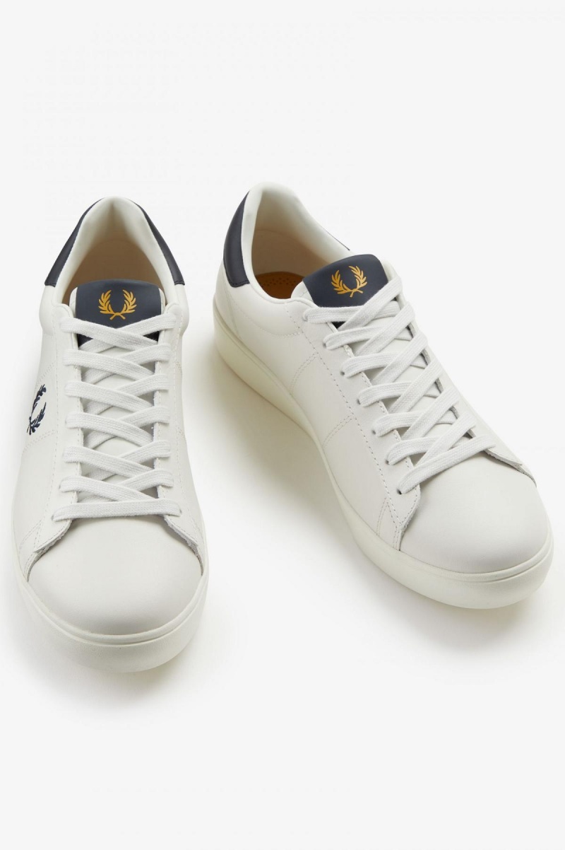 Fred Perry Spencer Skor Herr Porcelain | BSESO70451