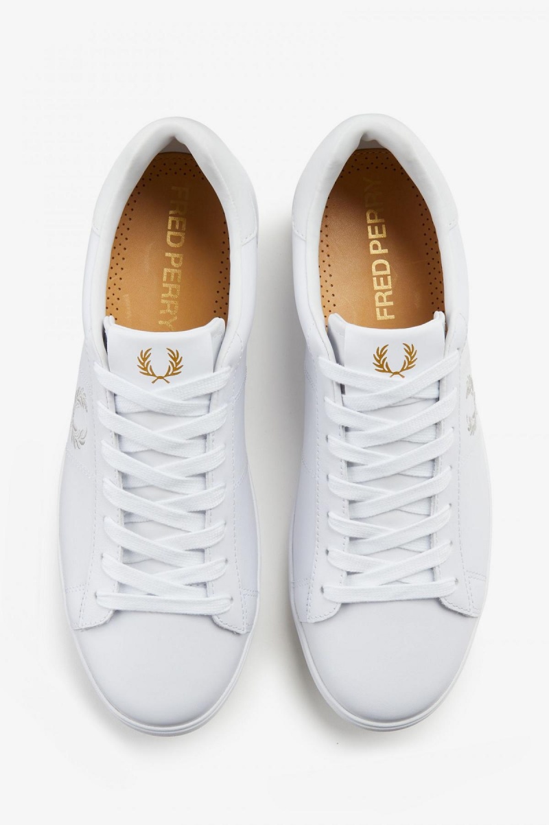 Fred Perry Spencer Skor Herr Vita | SECVG10279