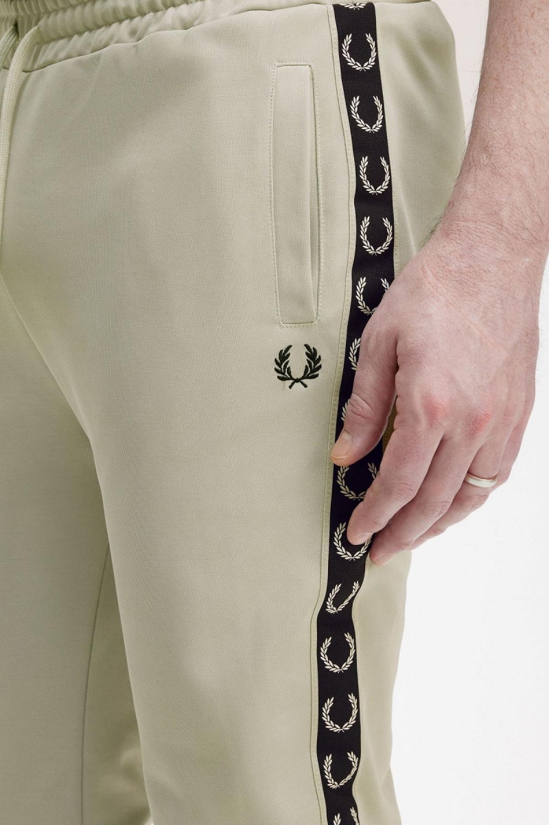 Fred Perry Taped Track Pants Långbyxor Herr Ljussvarta | SEQAV79880