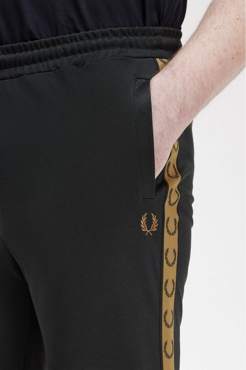 Fred Perry Taped Track Pants Långbyxor Herr Svarta | PSEER21466