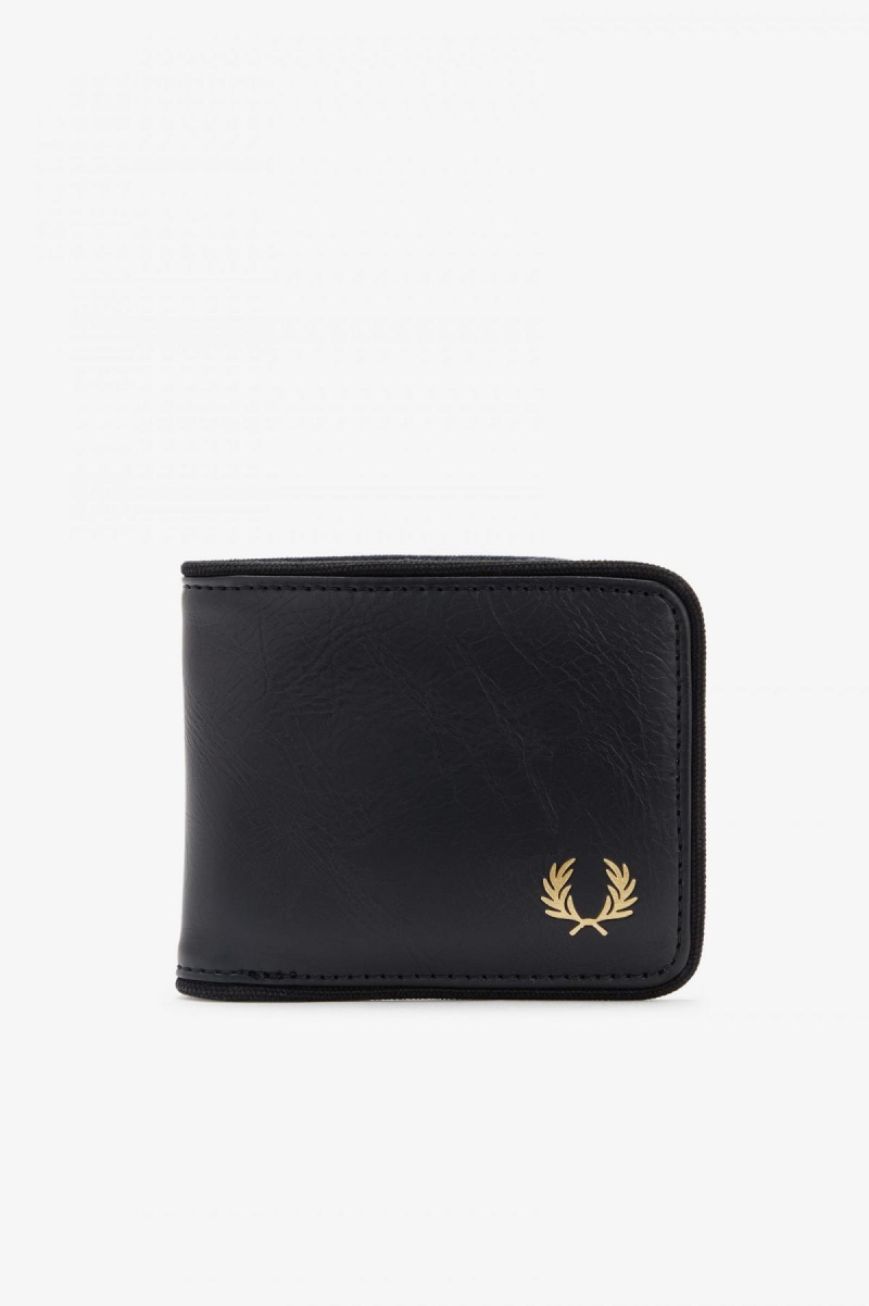 Fred Perry Tonal Billfold Plånbok Accessories Svarta | QSEUV85161