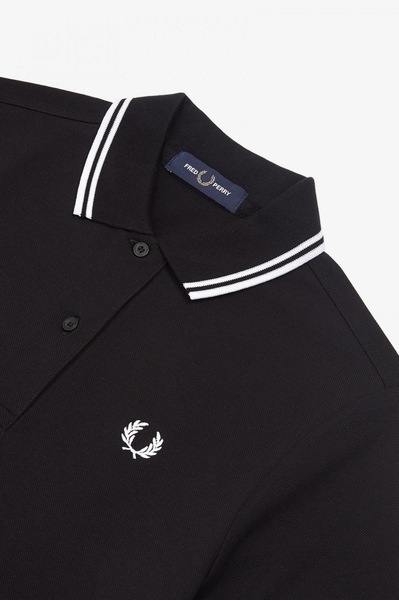 Fred Perry Twin Tipped Fred Perry Klänning Dam Svarta | MSEFT19229