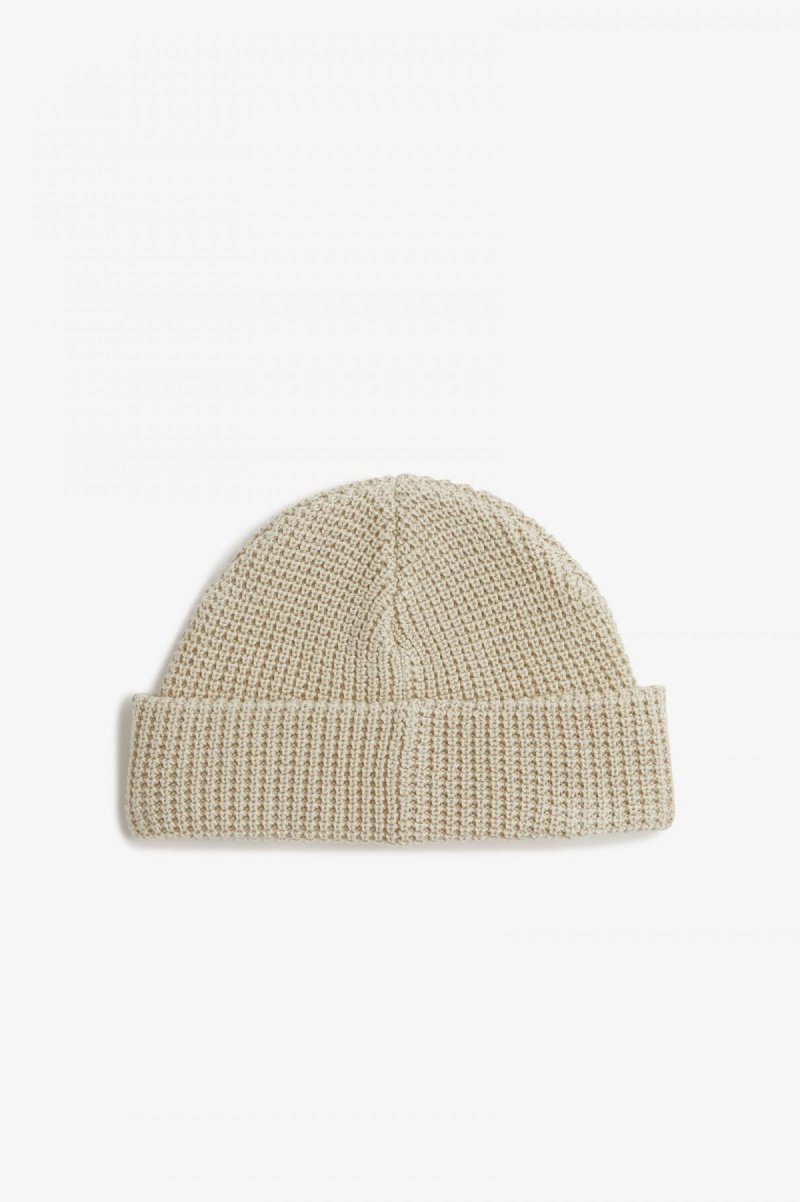 Fred Perry Waffle Knit Mössa Accessories Svarta | BSESO35416