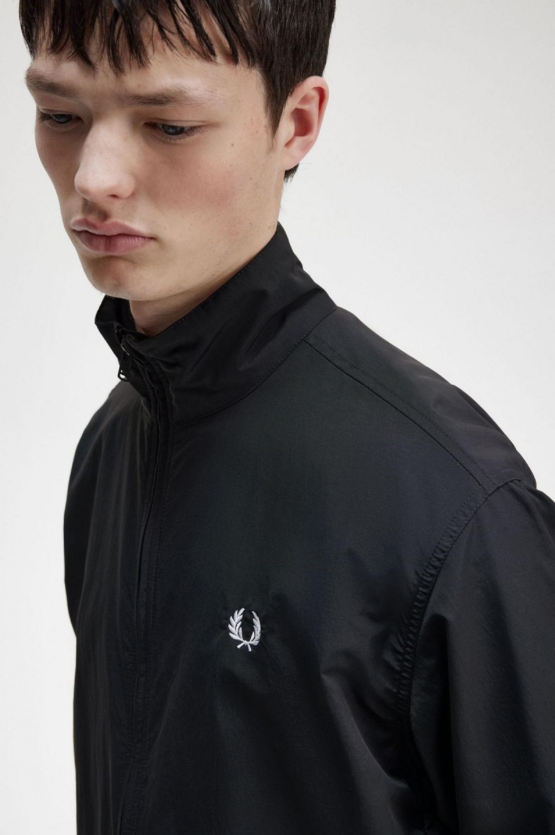 Fred Perry Woven Track Rockar Herr Svarta | ASEWC64276