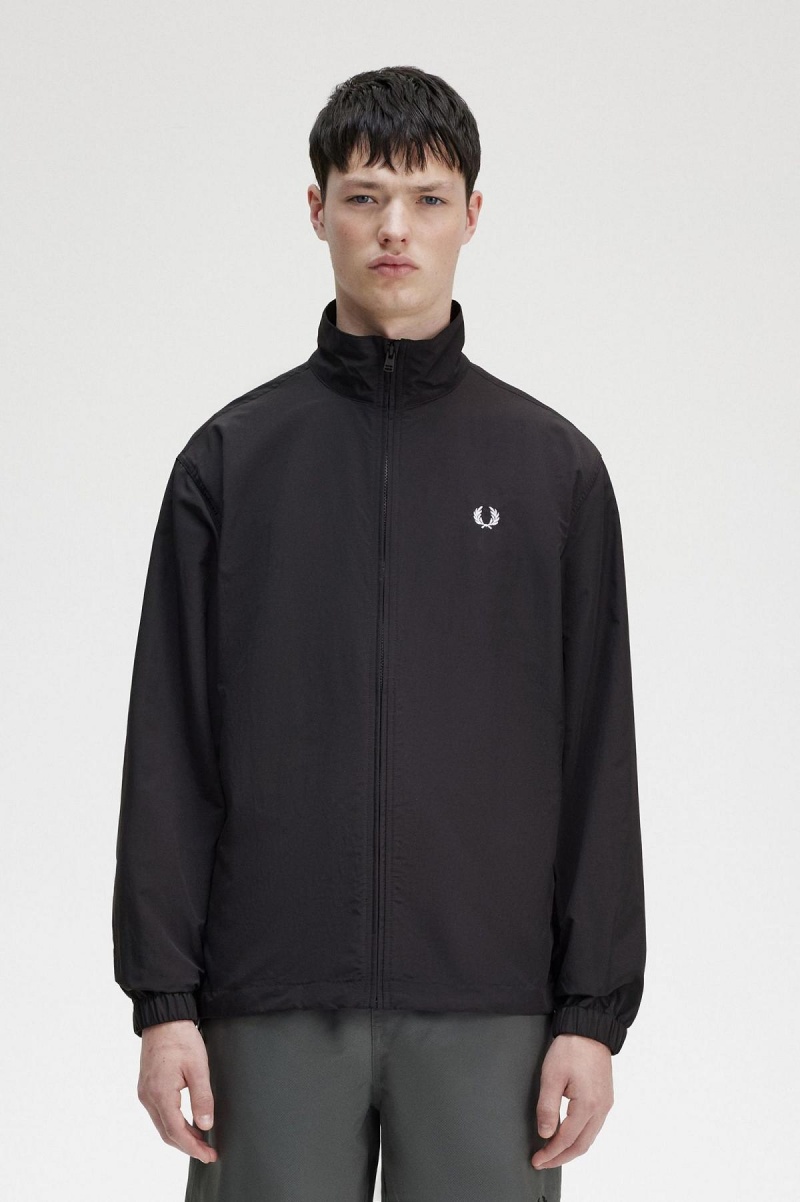 Fred Perry Woven Track Rockar Herr Svarta | ASEWC64276