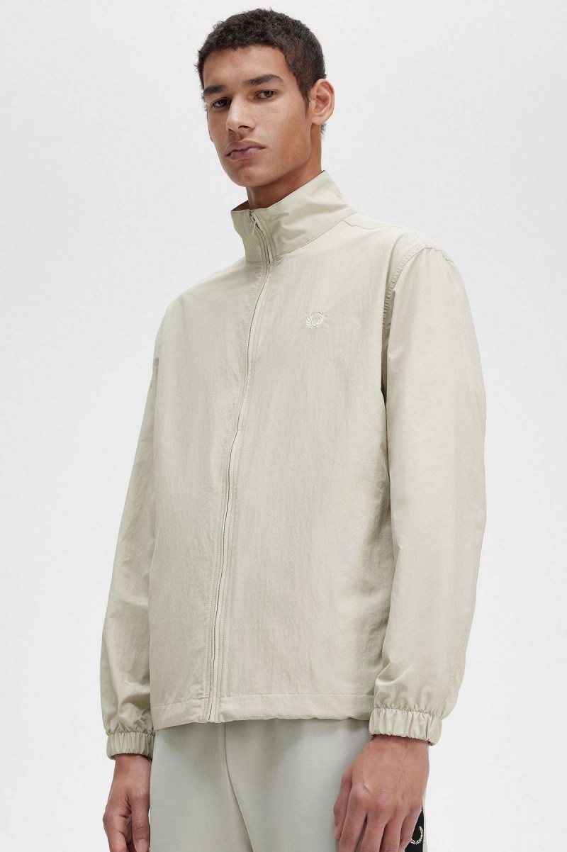 Fred Perry Woven Träningsjacka Herr Ljus | DSEVO95543